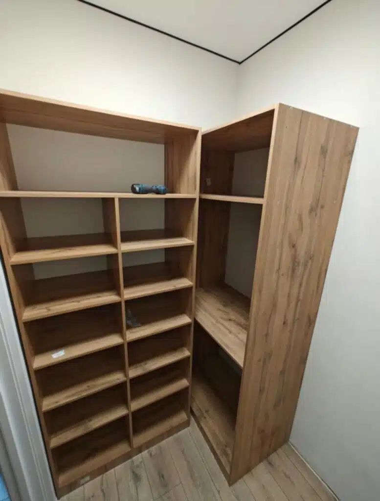Гардеробные собери сам в Астане 5 ★ WoodDecor Угловая гардеробная из дерева собери сам, Астана