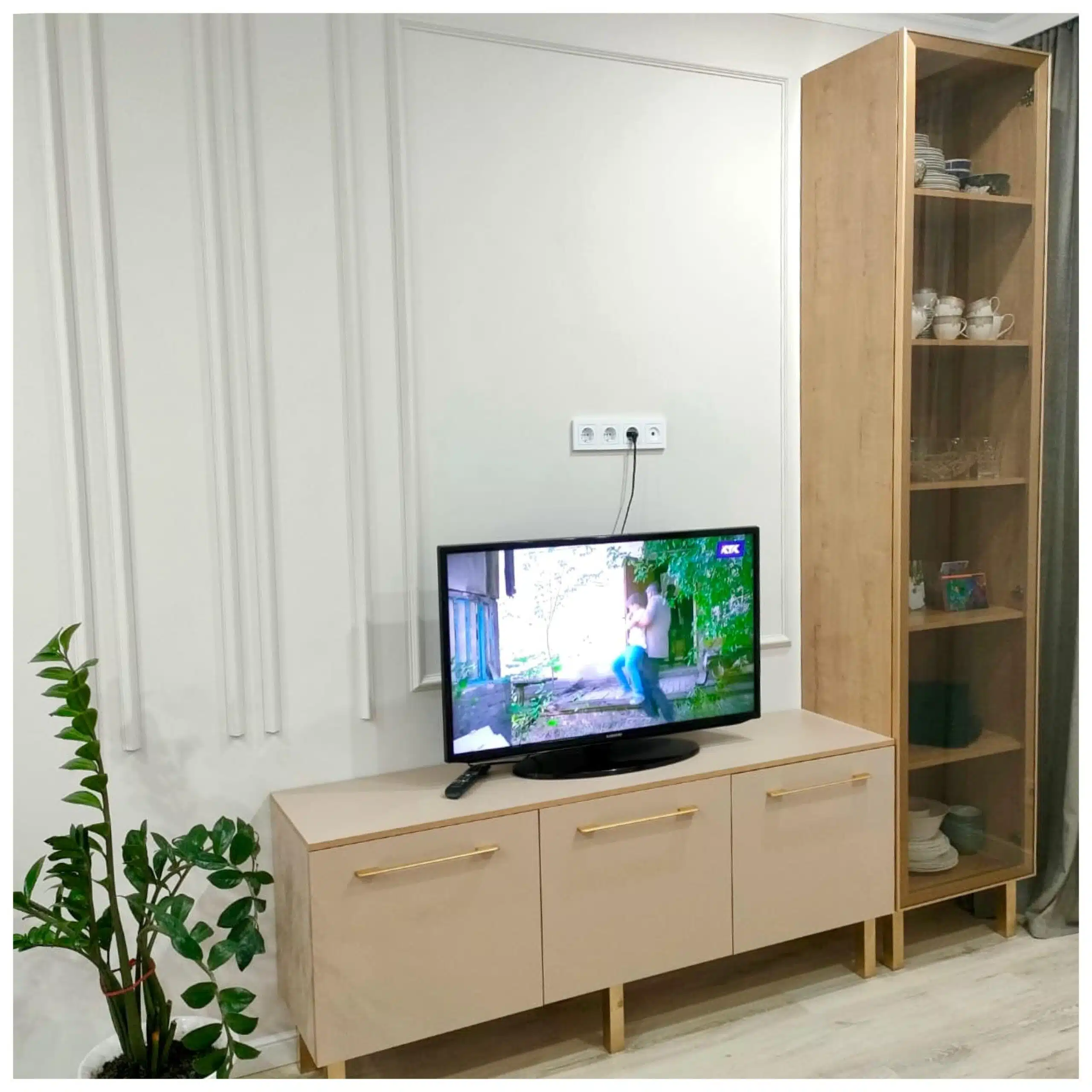 Тумба под ТВ и витрина в гостиную собери сам, Астана — WoodDecor